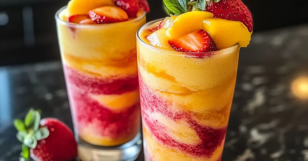 Mango Strawberry Smoothie recipe