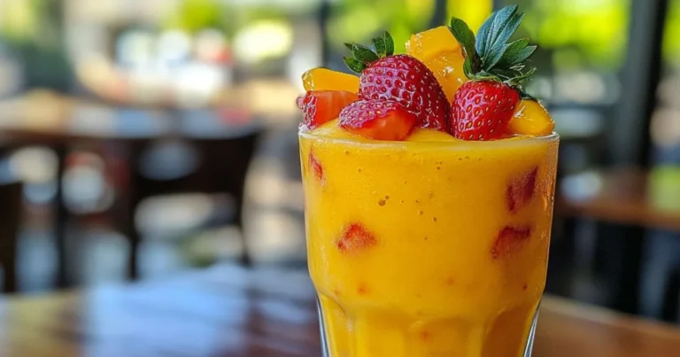 mango strawberry smoothie