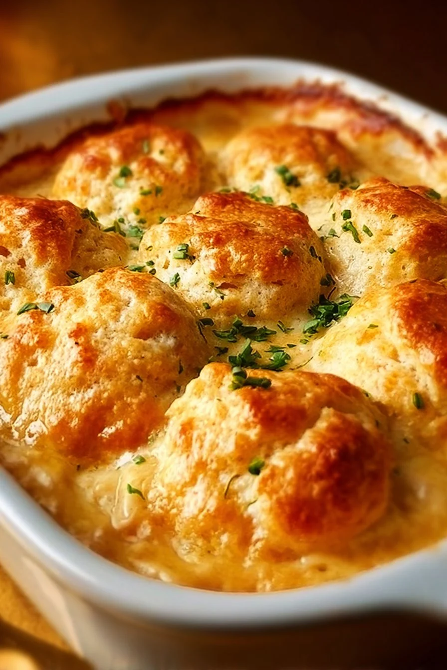 Cheddar Bay Chicken Cobbler
