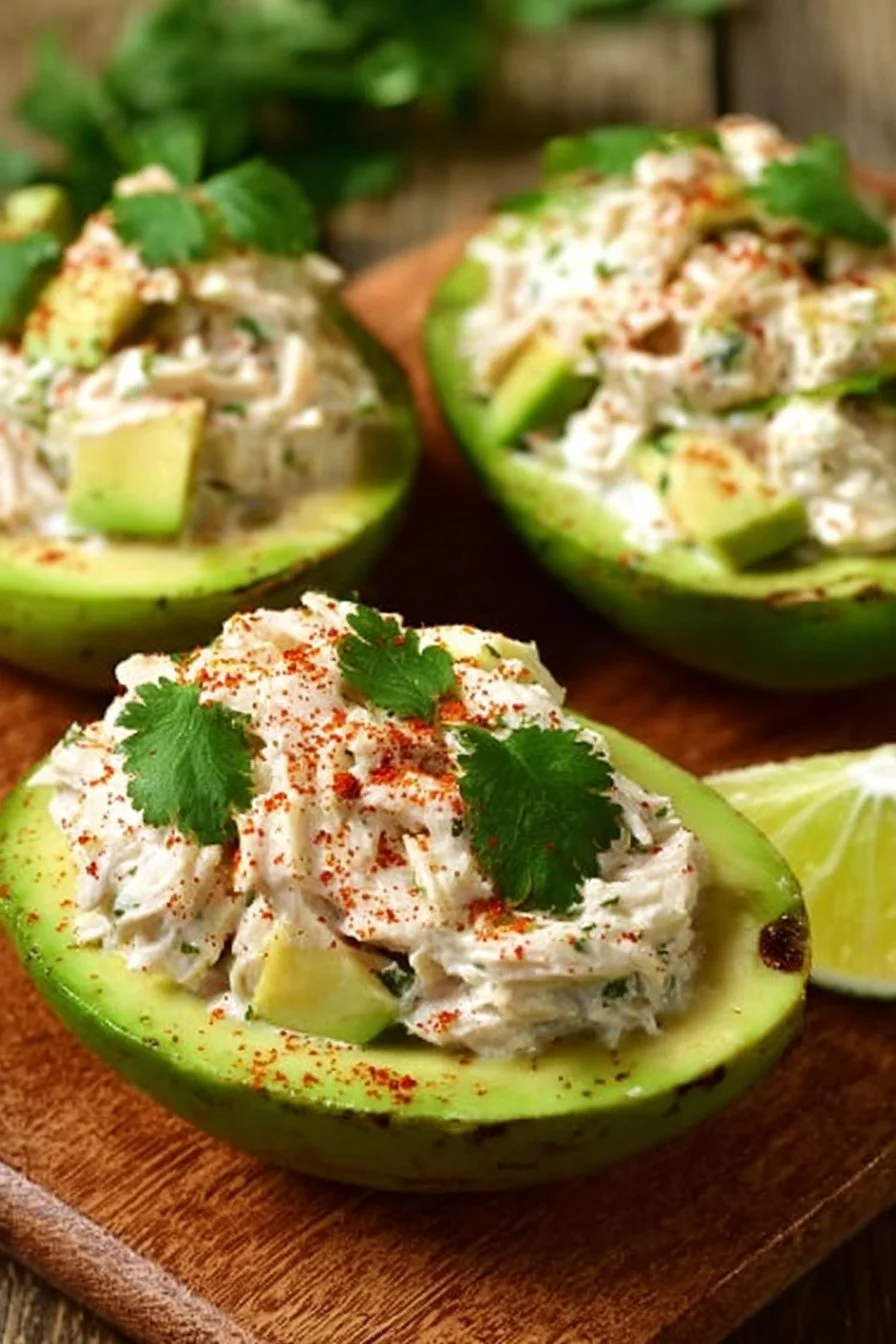 Chicken Salad Stuffed Avocado Recipe