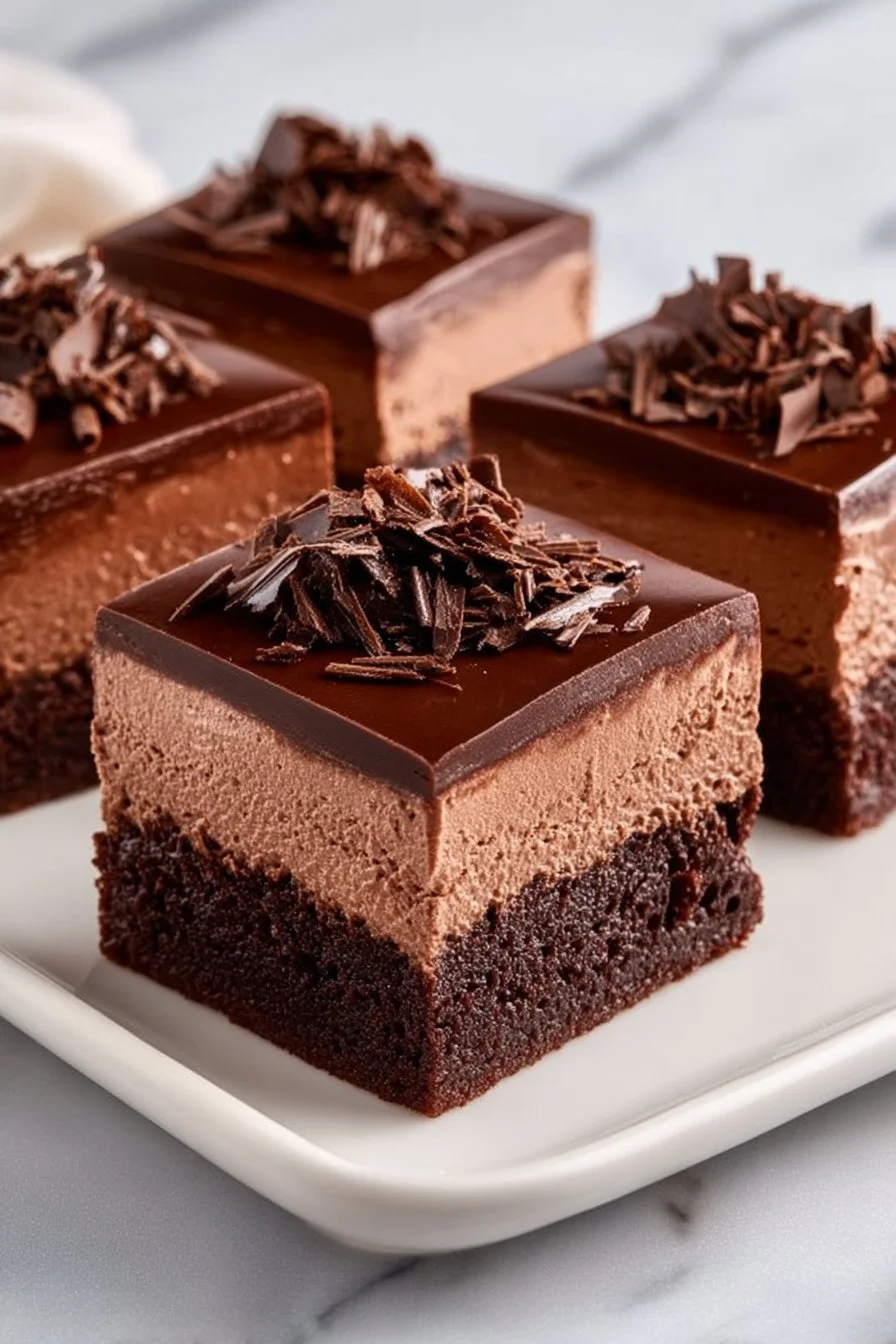 Chocolate Mousse Brownies