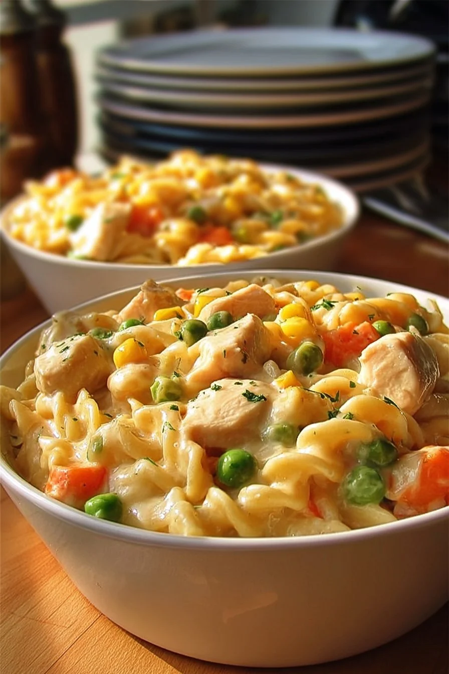 Classic Chicken Pot Pie Pasta