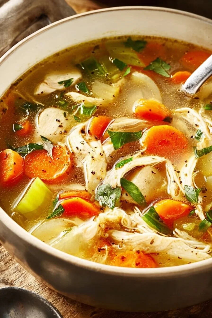 Easy and Healthy Homemade Chicken Soup