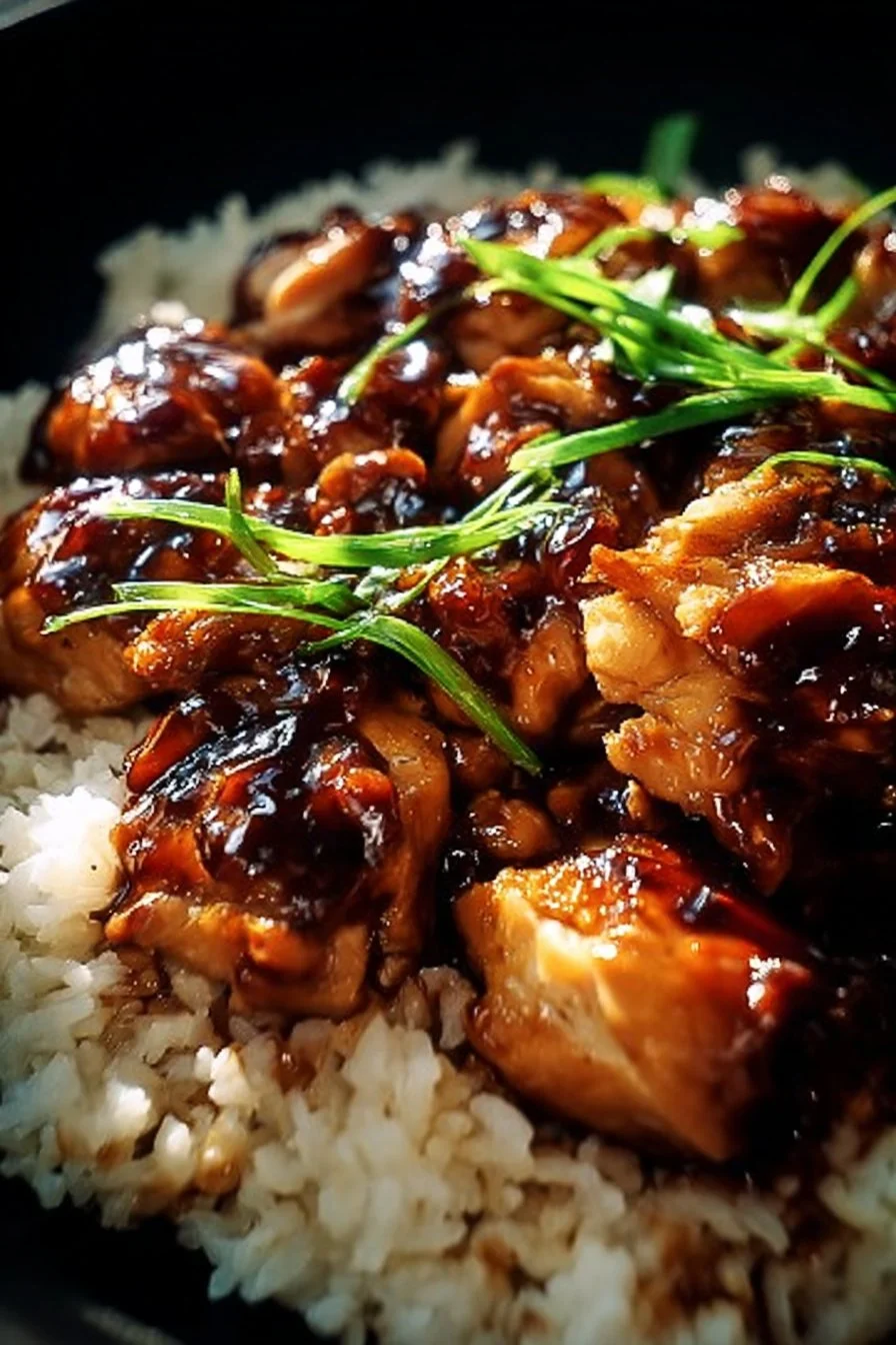 Honey BBQ Chicken Rice