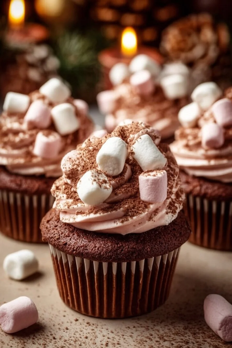 Hot Chocolate Cupcakes