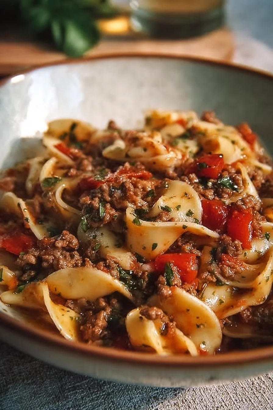 Italian Drunken Noodles: A Bold Fusion of Comfort and Spice