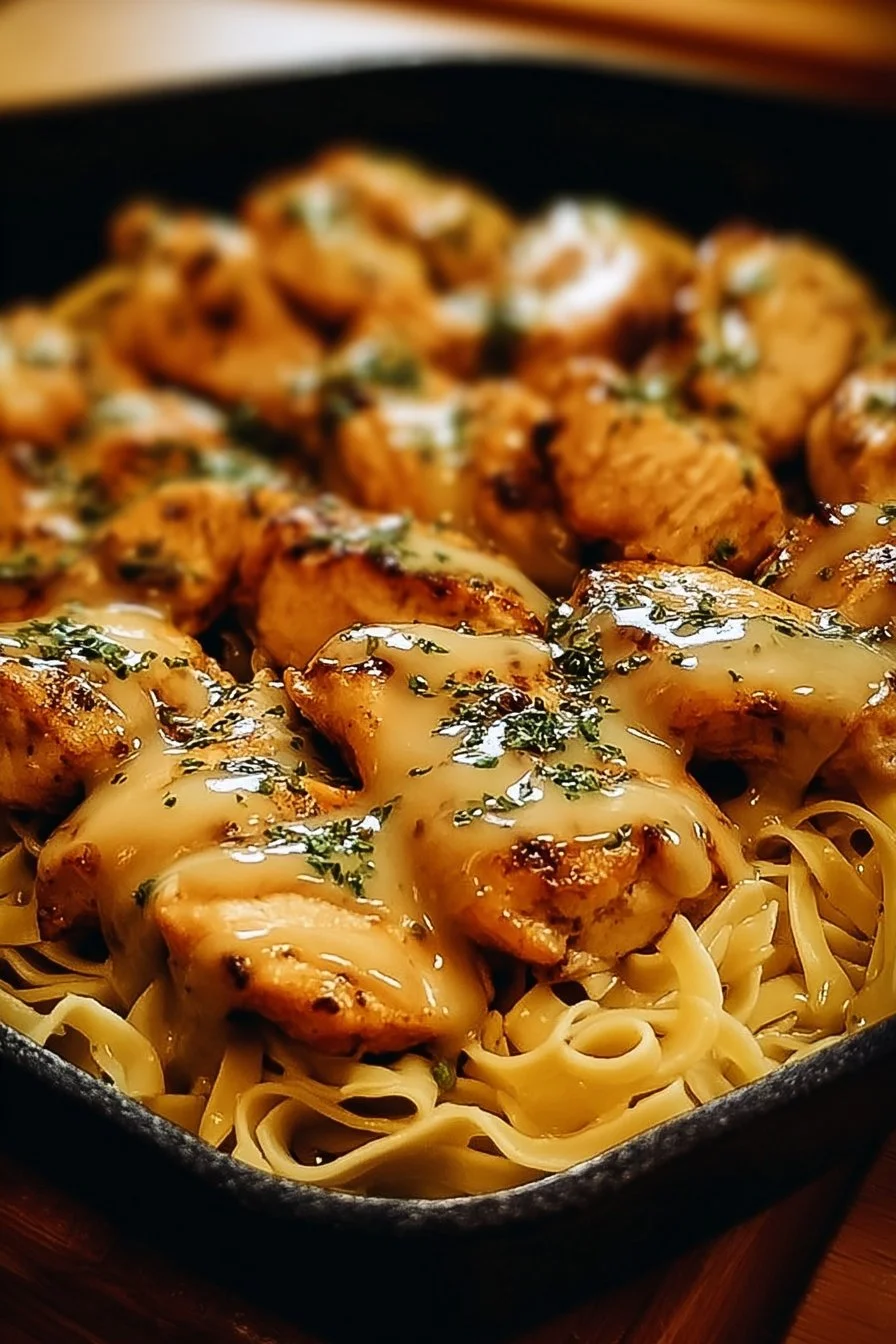 One-Pan Chicken with Buttered Noodles