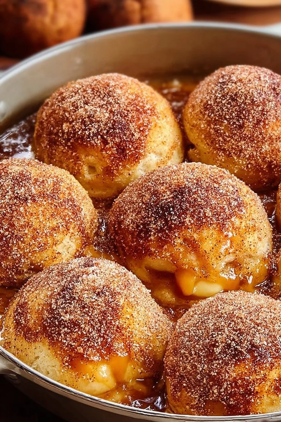 Simple Caramel Apple Pie Bombs