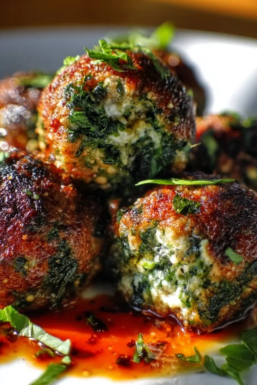 Spinach Garlic Meatballs Recipe Everyone Will Love