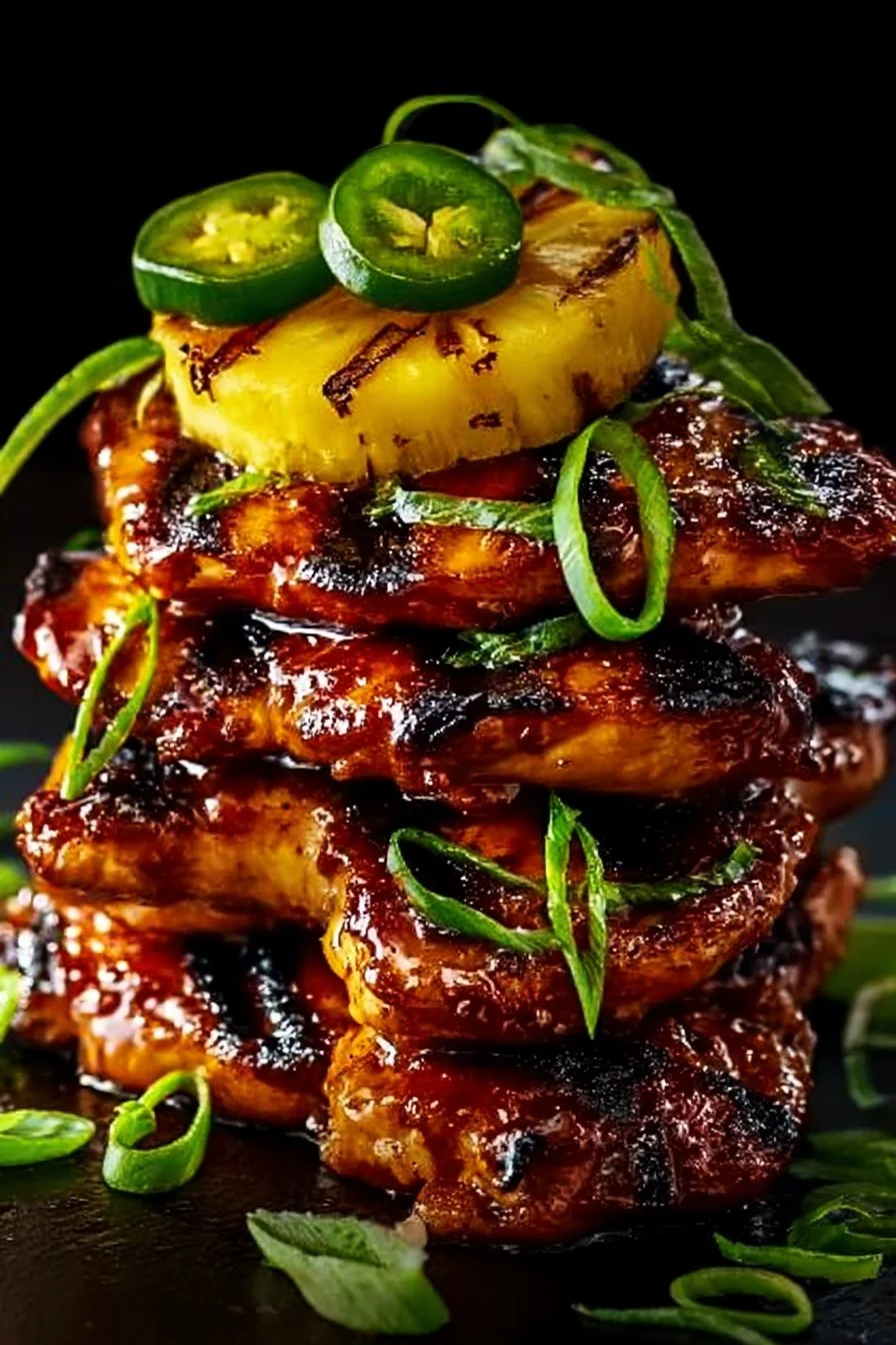 Best Hawaiian Huli Huli Chicken Stack for a Tasty Tropical Escape