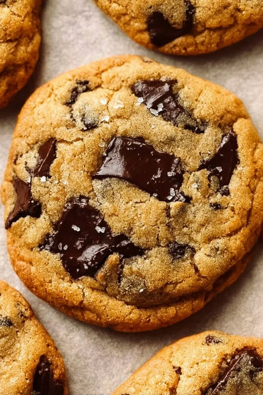Chewy Gooey Sourdough Chocolate Chip Cookies