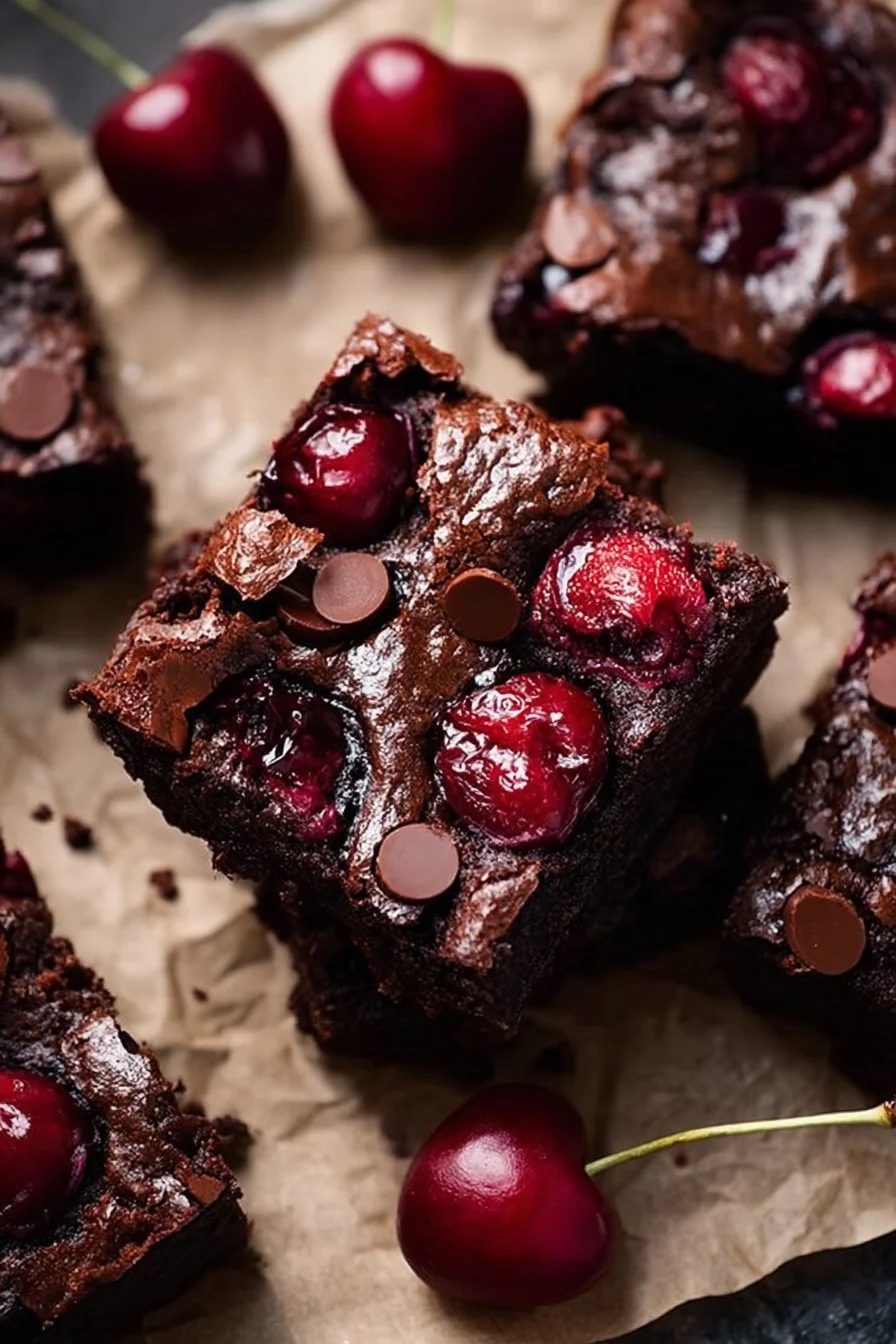 Chocolate Cherry Brownies