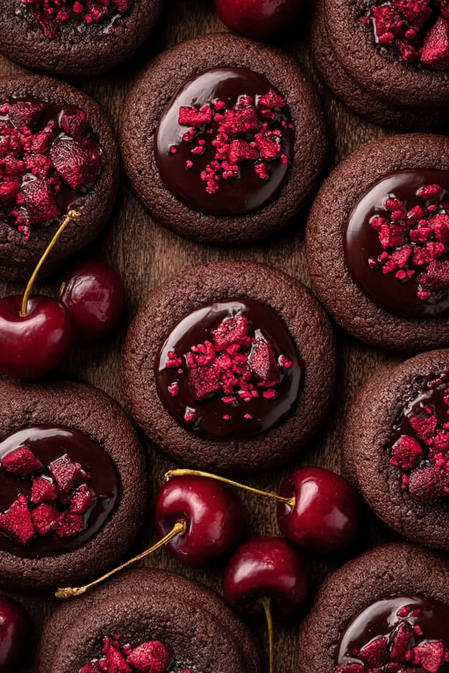 Chocolate Cherry Cookies
