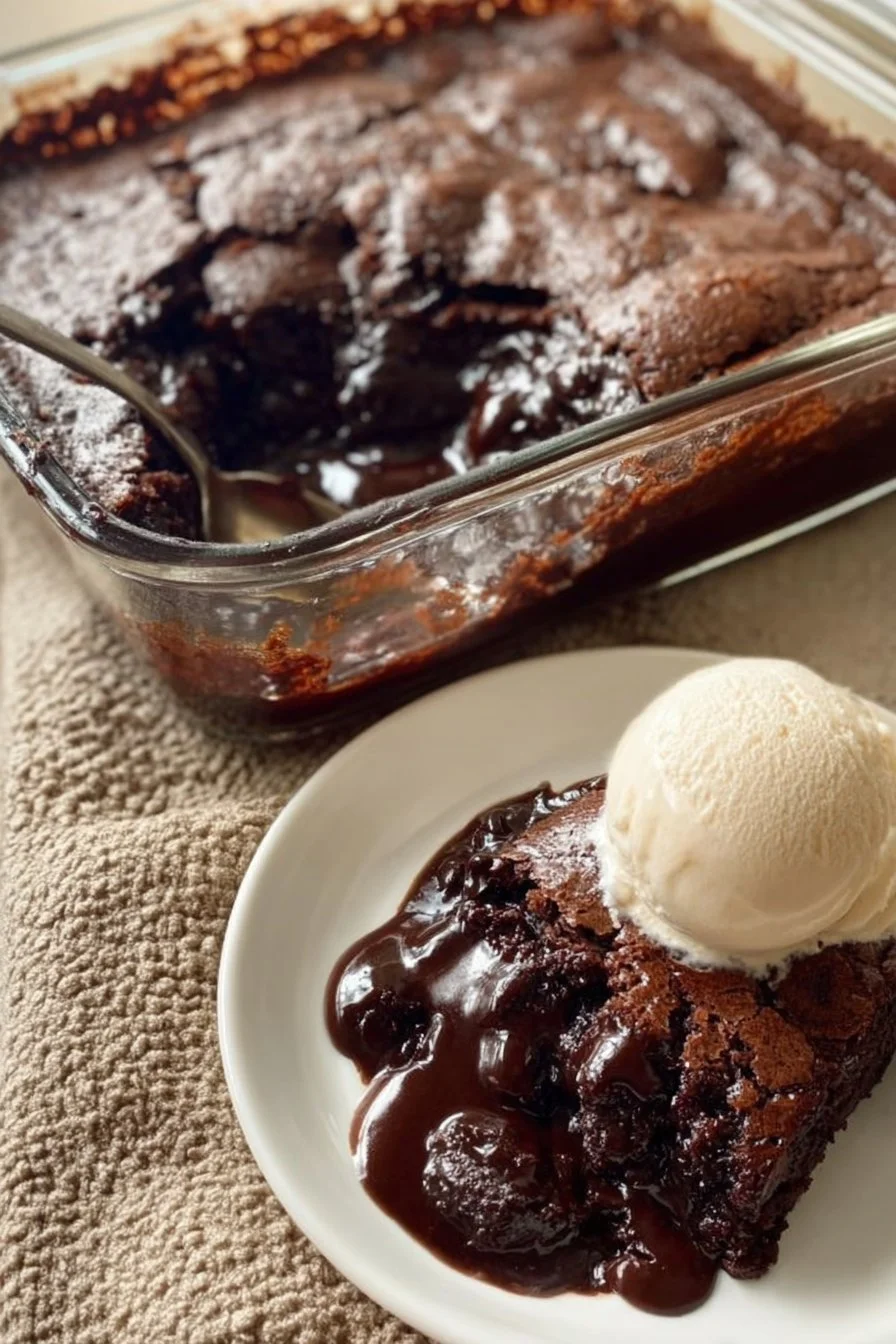 Chocolate Cobbler with Sourdough Discard