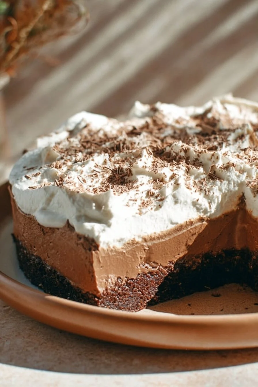 Chocolate French Silk Brownies