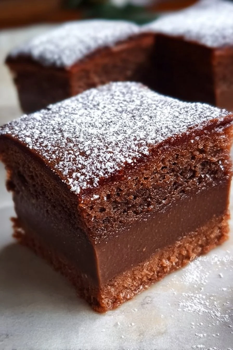 Chocolate Magic Custard Cake