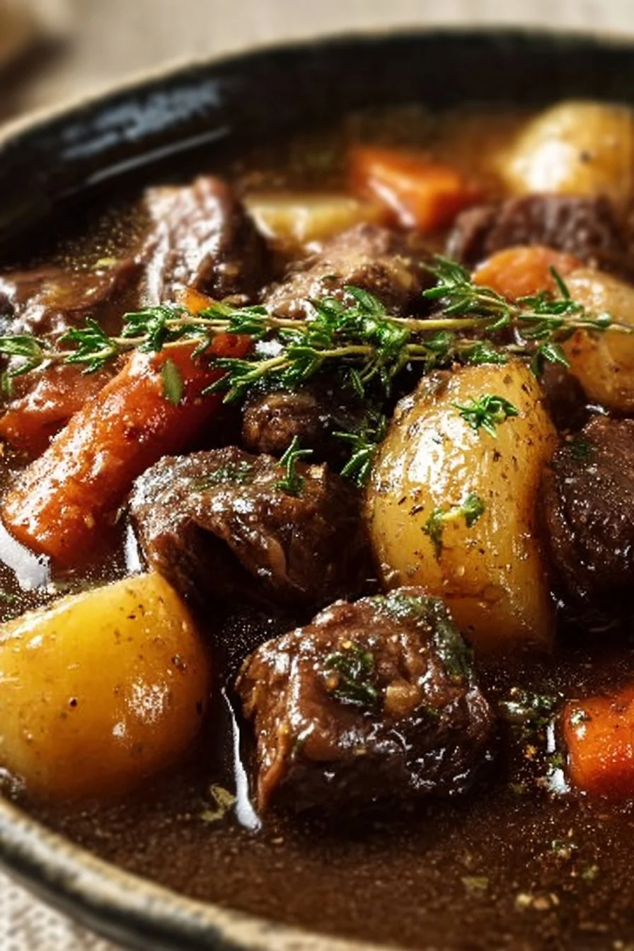 Cozy Crockpot Irish Lamb Stew