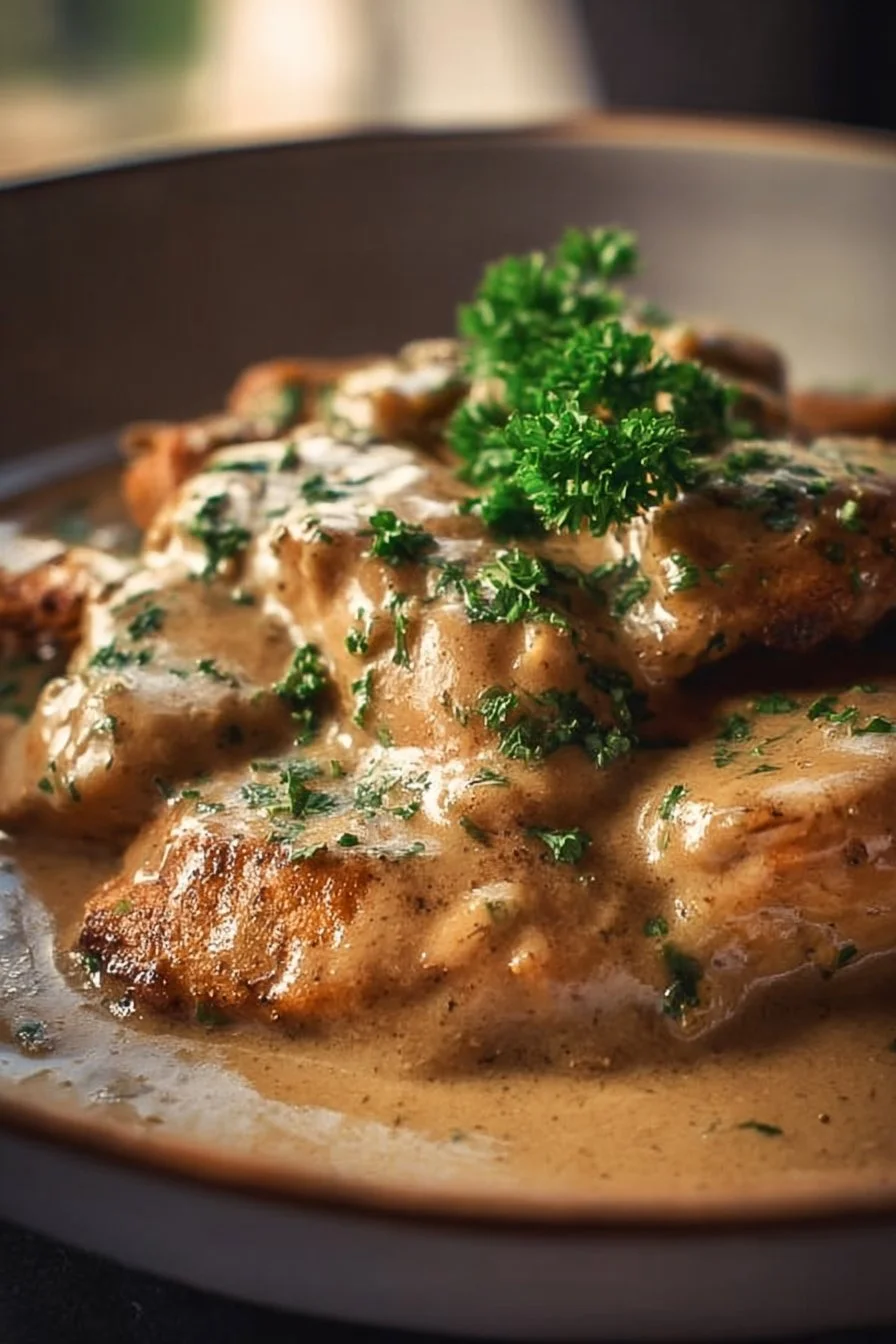 Cozy Irish Chicken in Whiskey Cream Sauce
