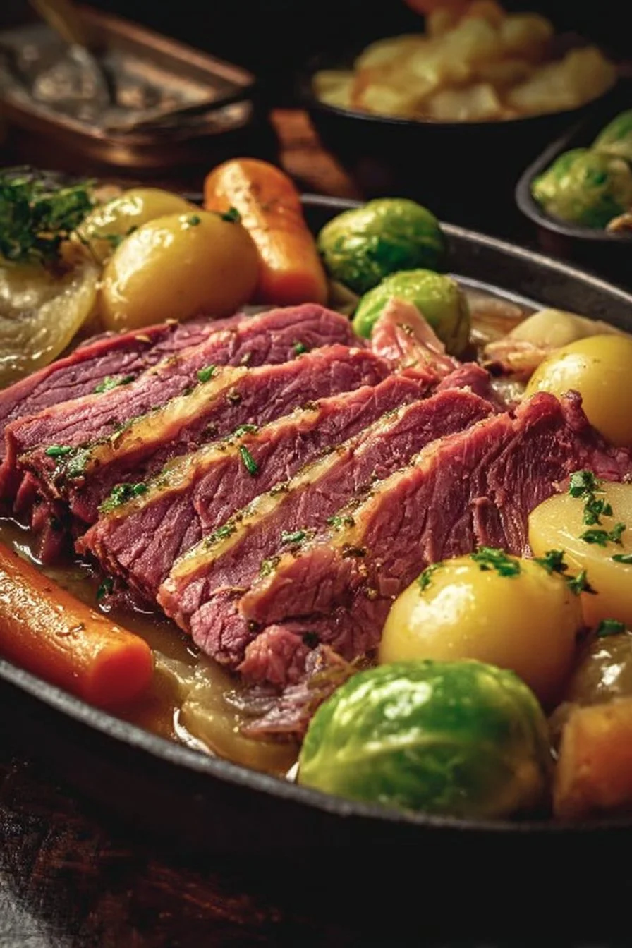 Cozy Slow Cooker Corned Beef and Cabbage with Guinness