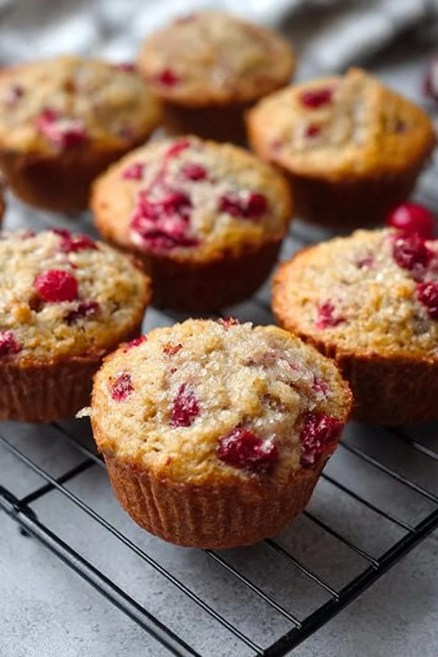 Cranberry and Oatmeal Breakfast Muffins