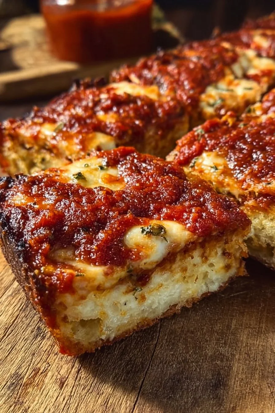 Crispy Detroit-Style Pizza Recipe: Easy Homemade Thick Crust and Gooey Cheese