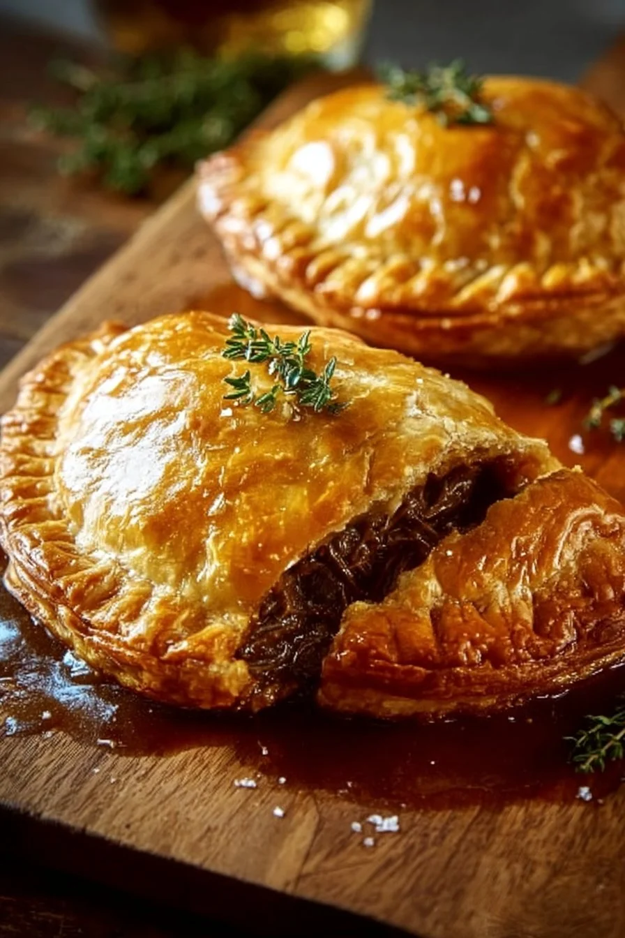 Crispy Irish Beef and Guinness Hand Pies
