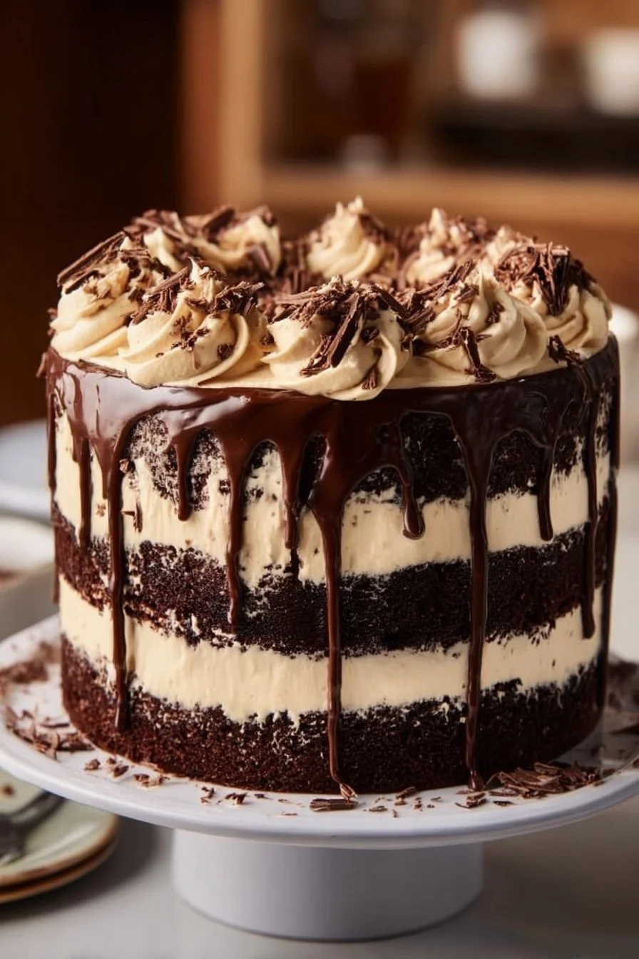 Decadent Guinness Chocolate Cake with Irish Buttercream Bliss
