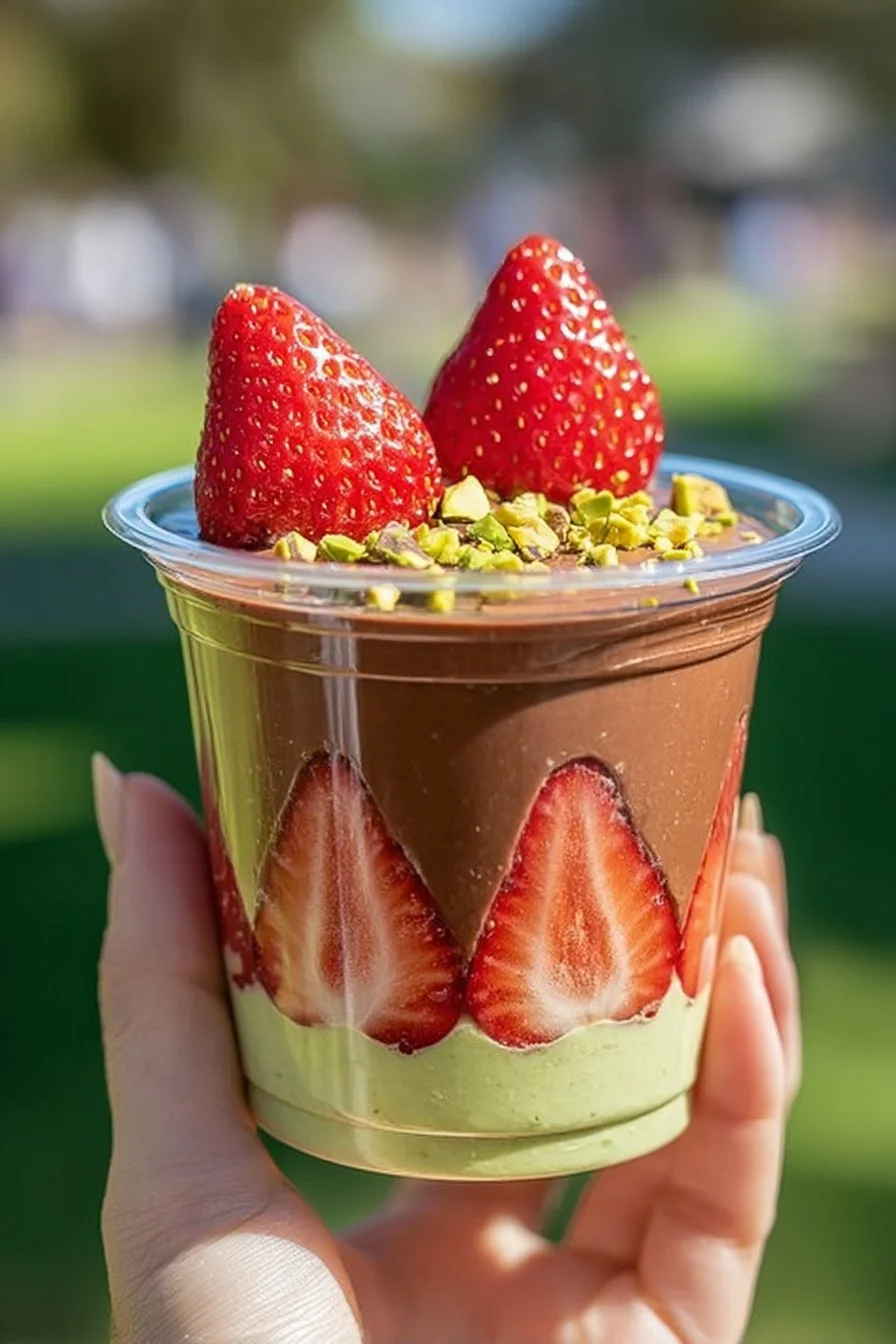 Dubai Chocolate Strawberry Cup