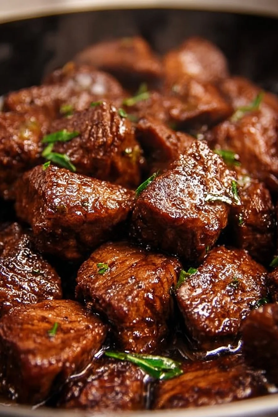 Easy Crockpot Steak Bites | Tender, Juicy & Simple Dinner