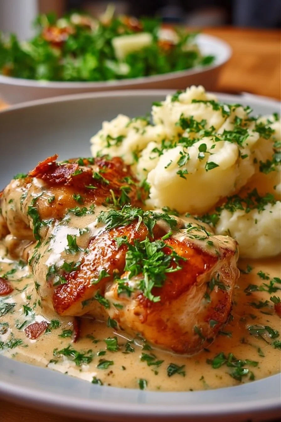 Easy Irish Chicken in Whiskey Cream Sauce Recipe | Creamy & Flavorful Dinner