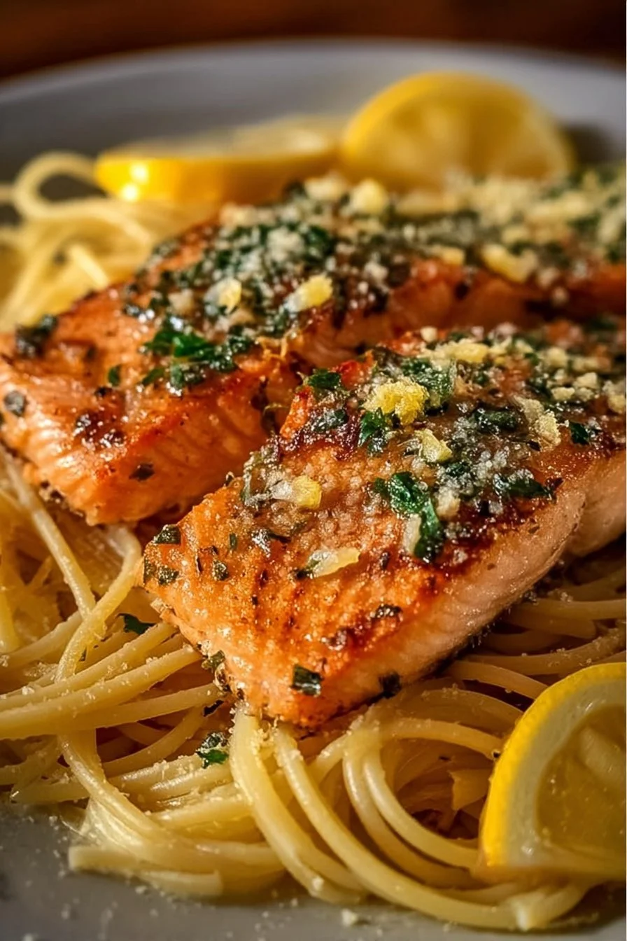 Easy Lemon Garlic Salmon Pasta with Creamy Twist You’ll Love