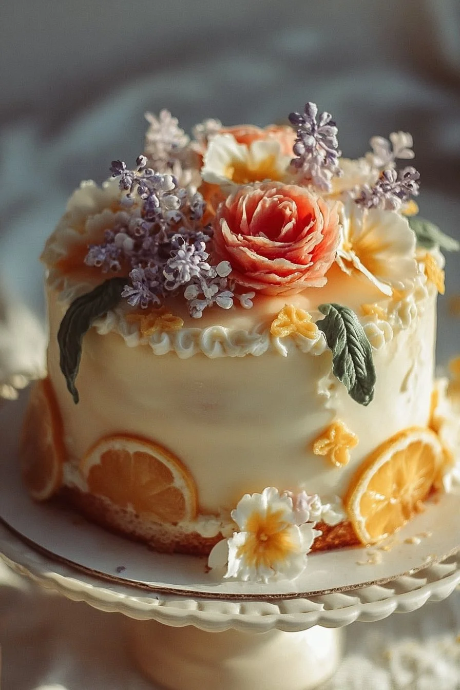 Floral Elegance Cake