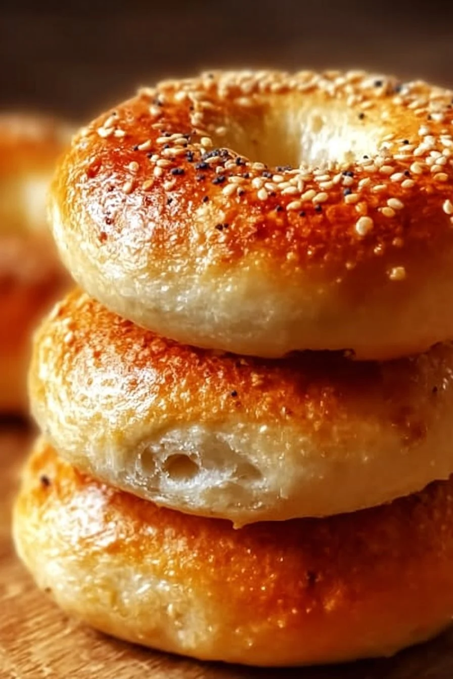Fluffy Cottage Cheese Almond Flour Bagels