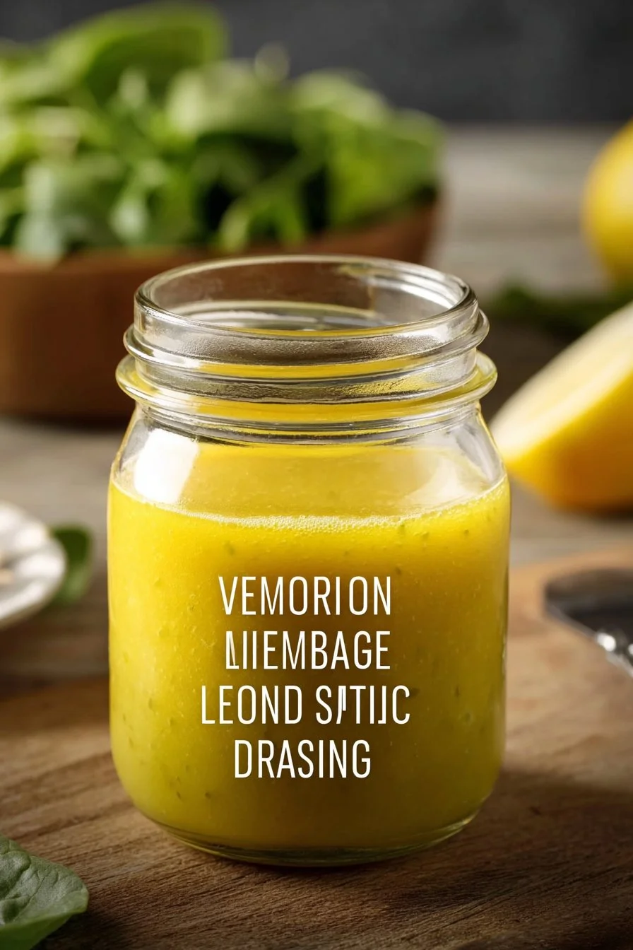 French Lemon Vinaigrette Salad Dressing