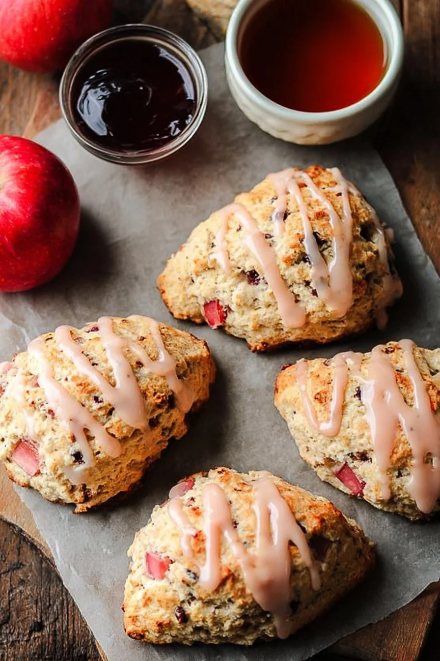 Fresh Apple Cinnamon Scones
