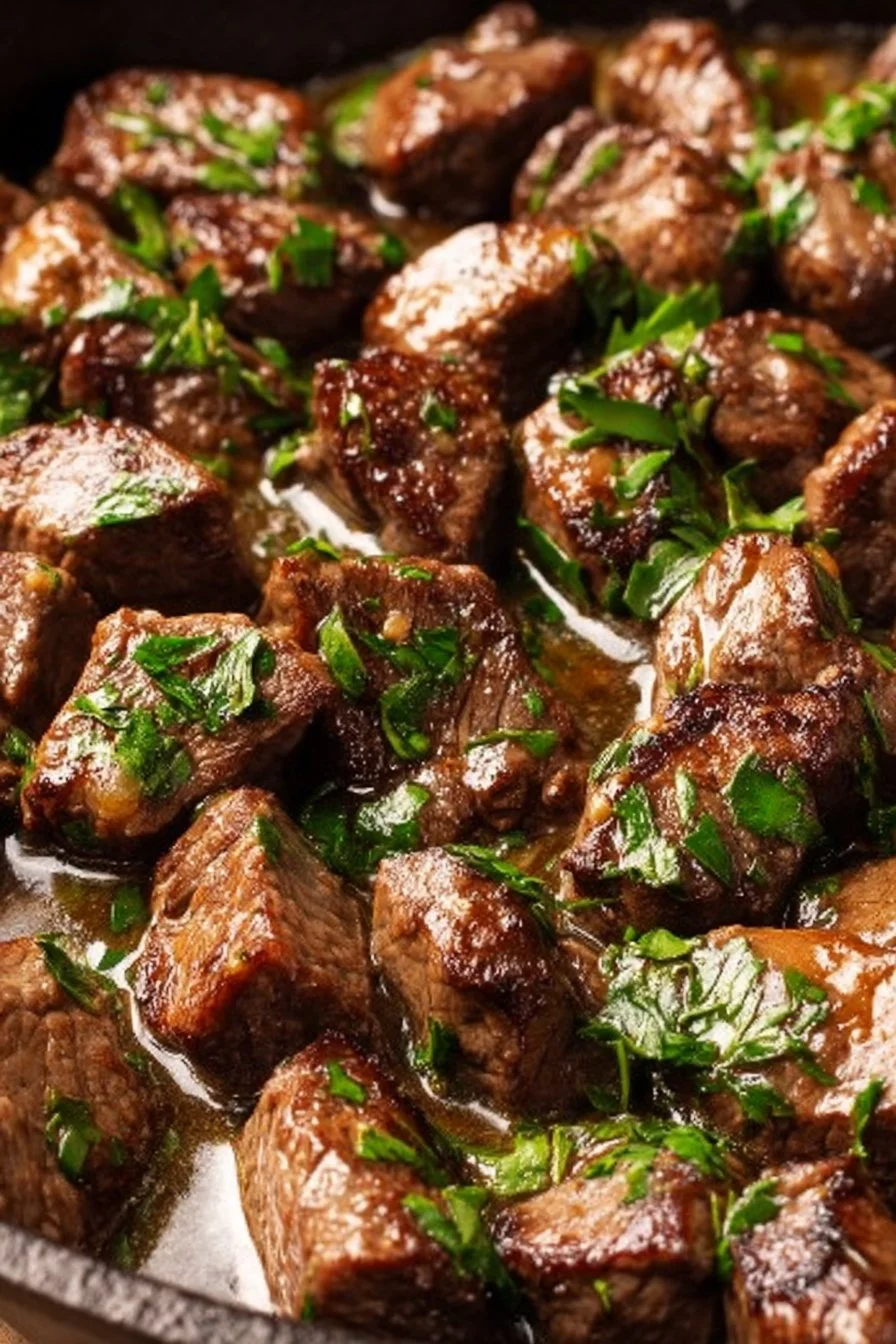 Garlic Steak Bites