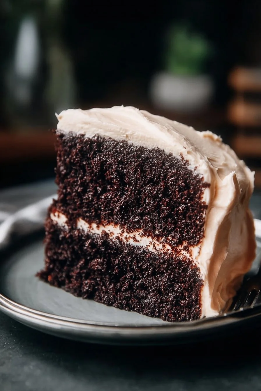 Guinness Chocolate Cake with Brown Butter Frosting