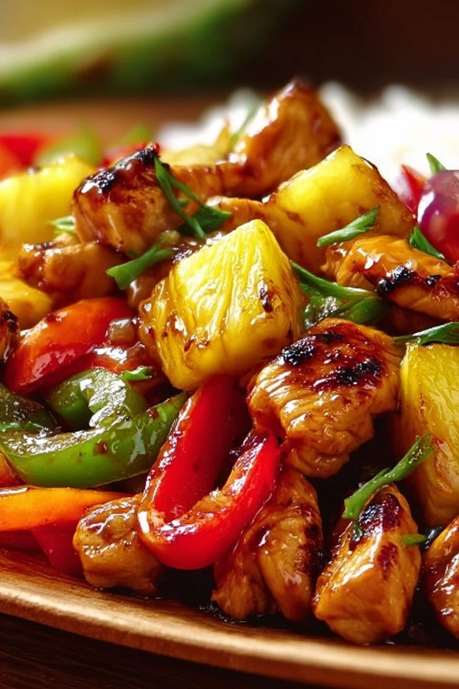 Hawaiian Chicken Sheet Pan