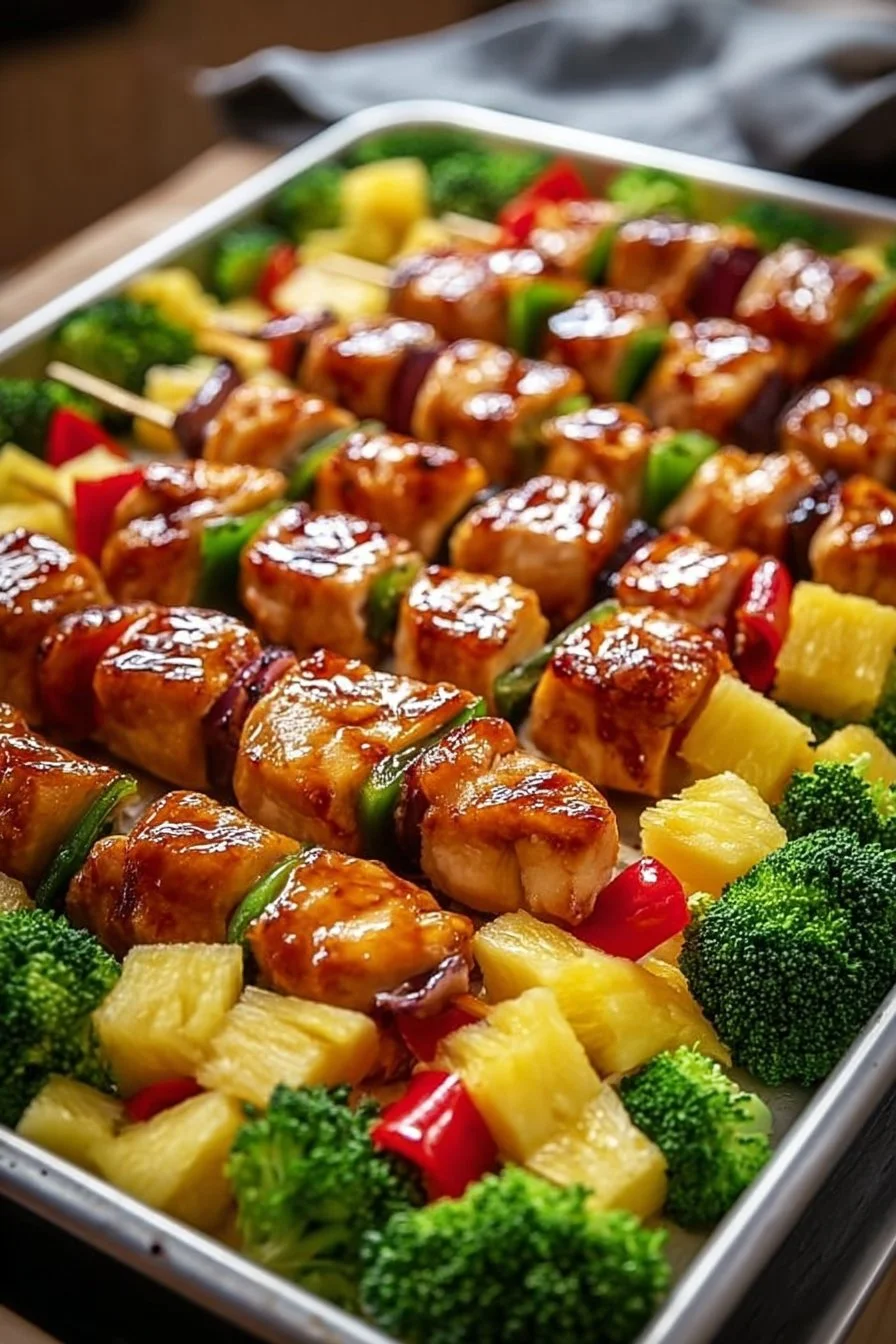 Hawaiian Chicken Sheet Pan