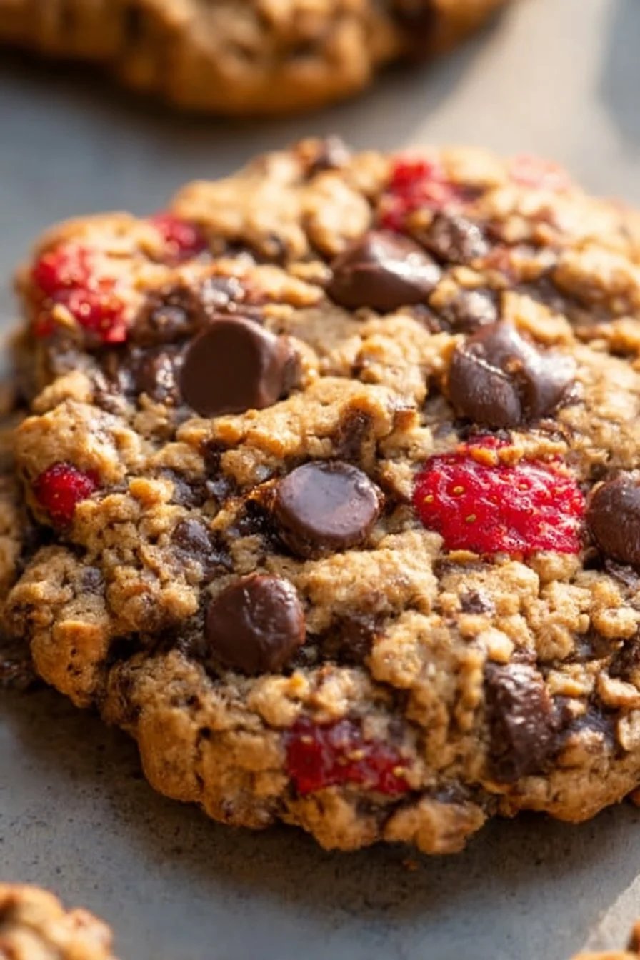 Healthy Strawberry Cookies