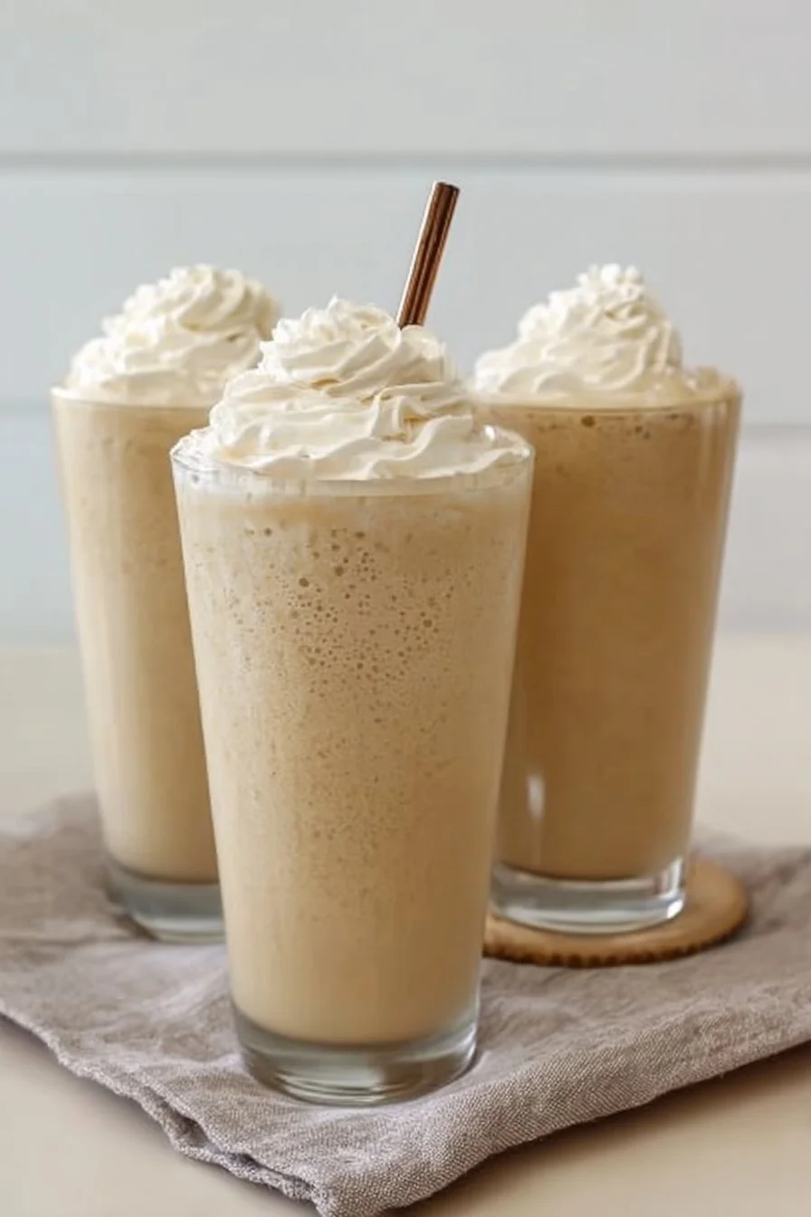 Homemade Starbucks Vanilla Frappuccino