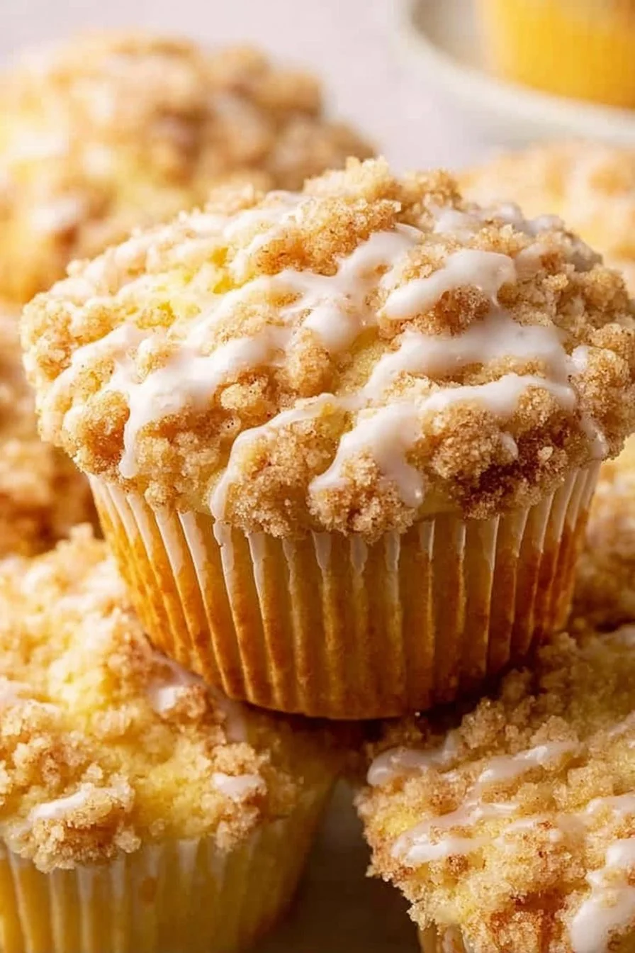 Lemon Muffins with a Streusel Topping