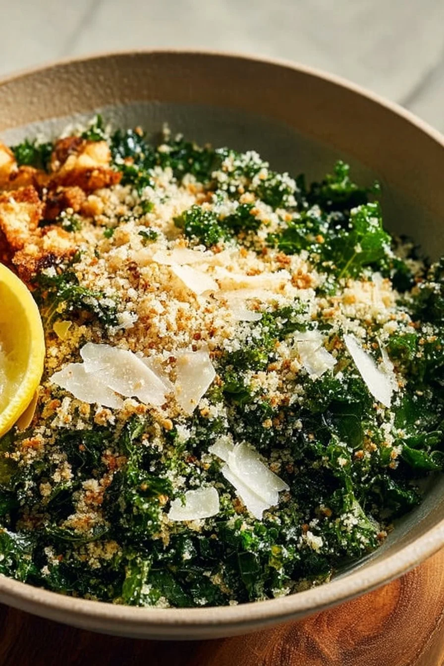 Lemon Parm Kale Salad