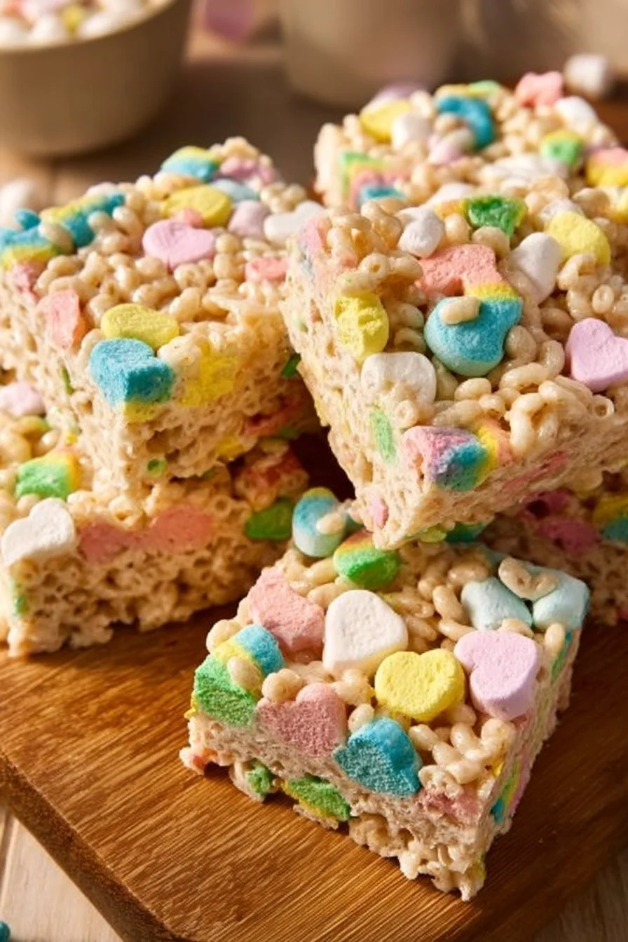 Lucky Charm Rice Krispie Treats
