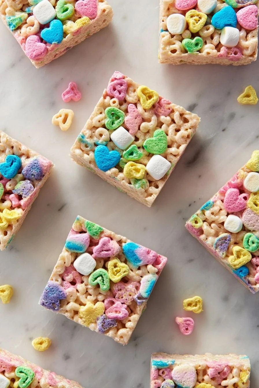 Lucky Charms Marshmallow Crispy Treats