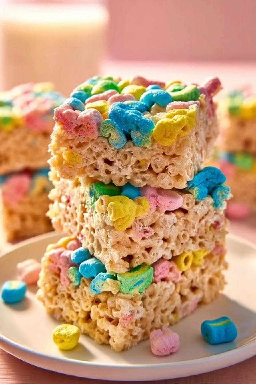 Lucky Charms Rice Crispy Treats