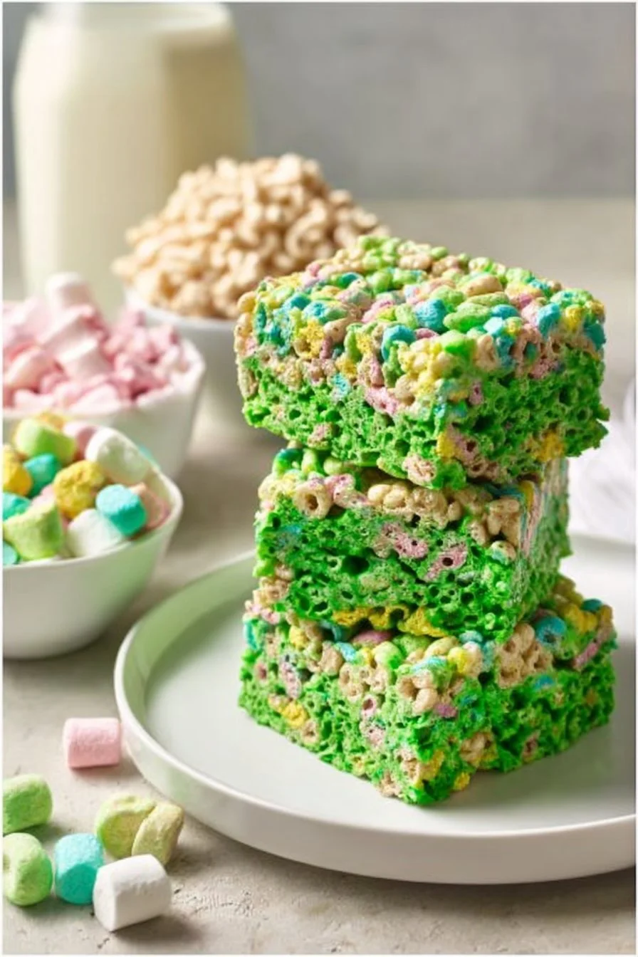 Lucky Charms Rice Krispie Treats