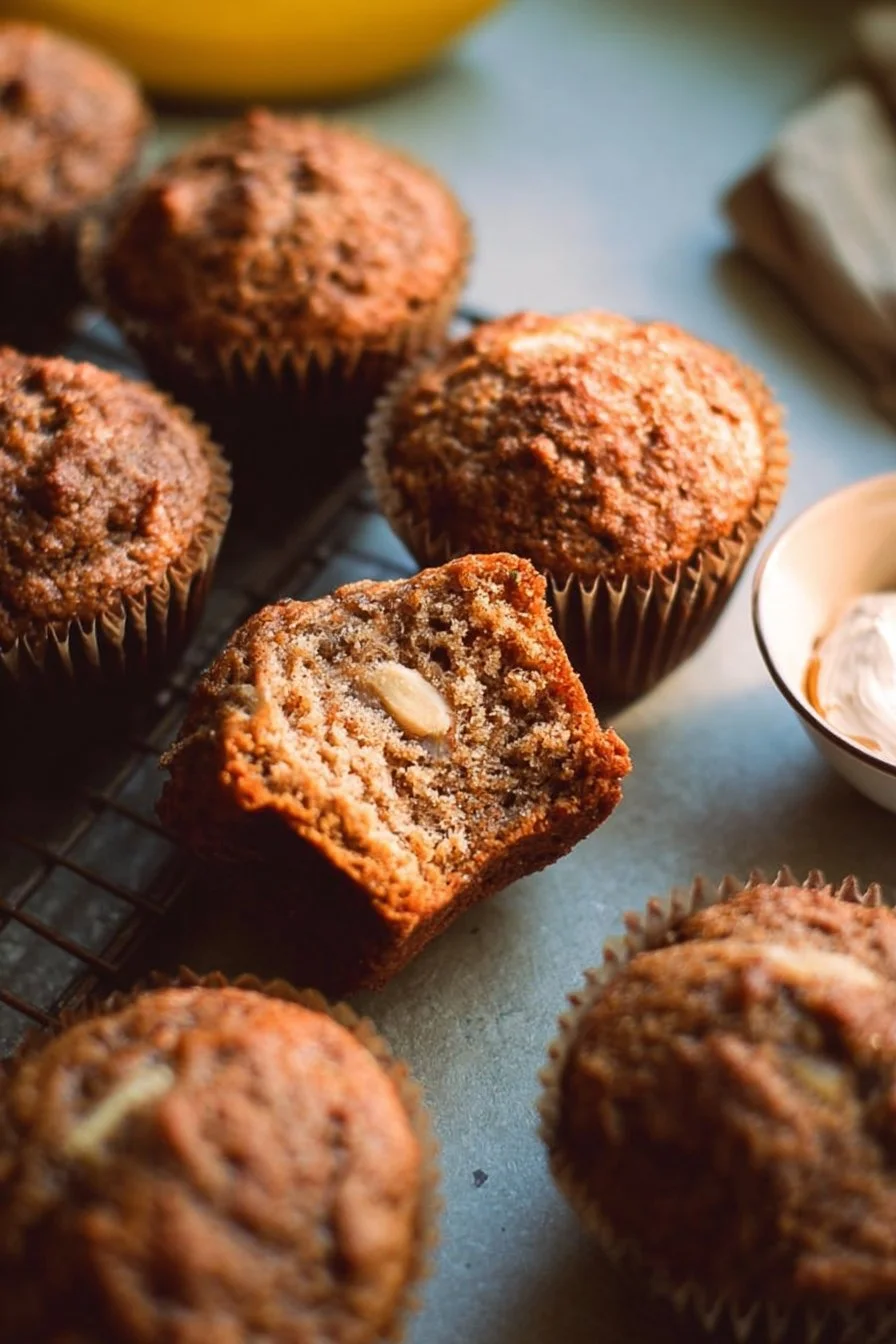 Maple Cinnamon Banana Muffins