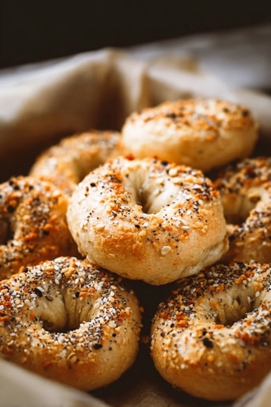 No Rise Greek Yogurt Bagels