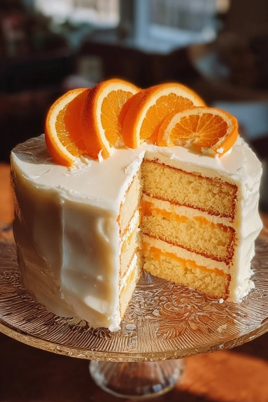 Orange Creamsicle Cake